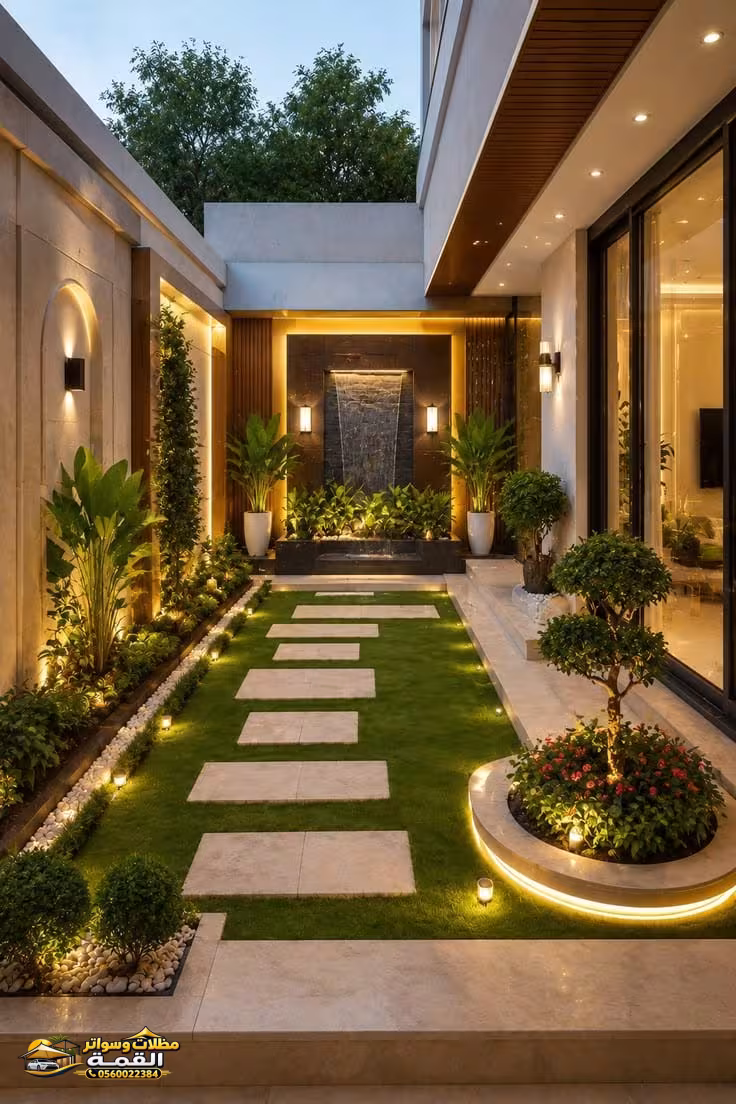 لجمل تصميم حدائق وجلسات