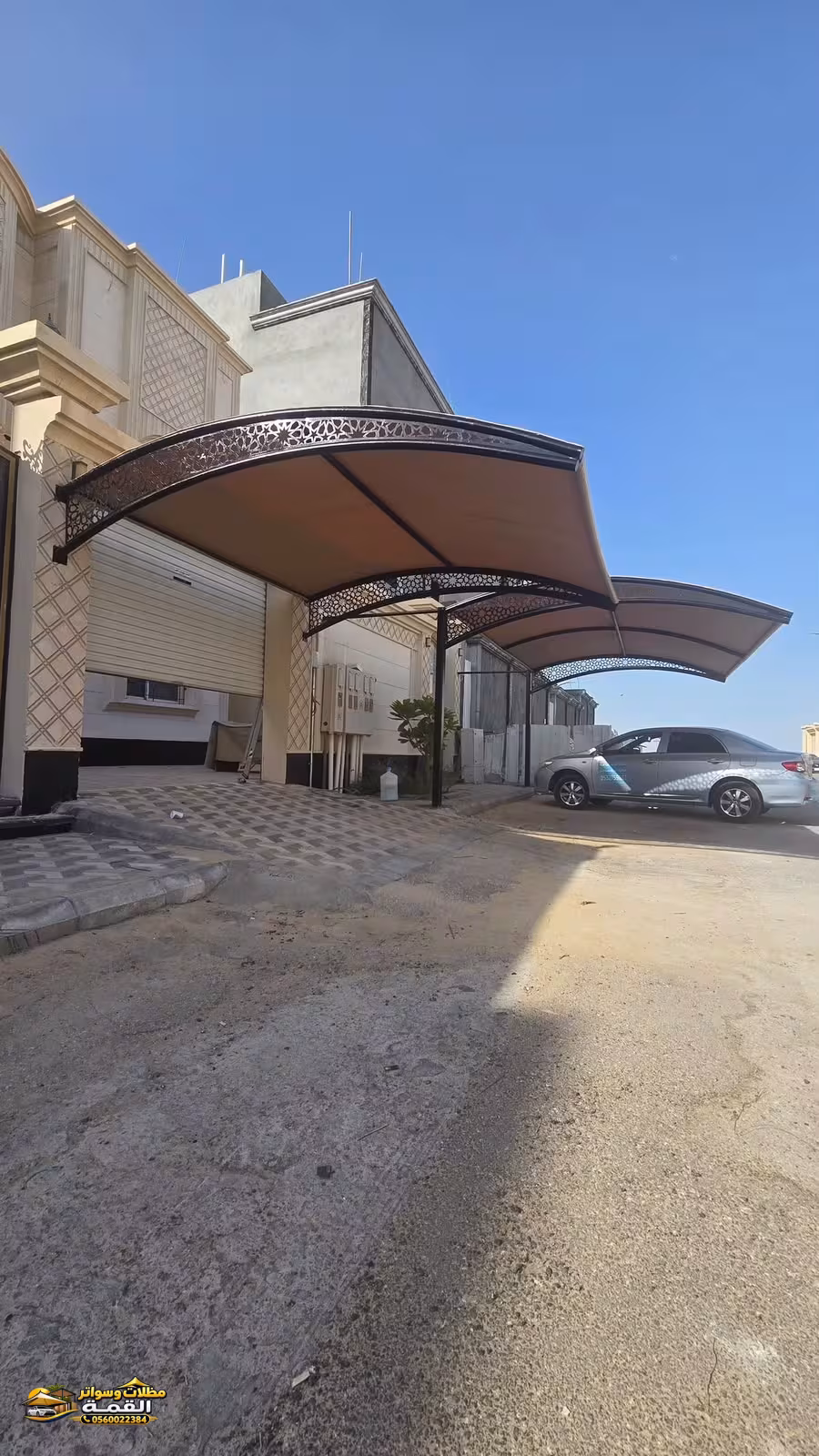 مظلات سيارات بالمدينة